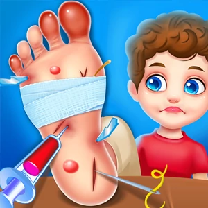 Baby Taylor Leg Injure - free online game screenshot at Ikejiq