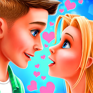 Beach Kiss - free online game screenshot at Ikejiq