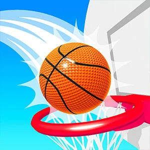 Bounce Dunk FRVR - free online game screenshot at Ikejiq