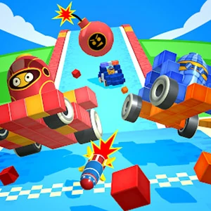 Bumper Car Demolition Race - free online game screenshot at Ikejiq