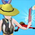 Draw Dance Battle - free online game screenshot at Ikejiq