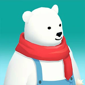 Idle Bear Island Polar Tycoon - free online game screenshot at Ikejiq