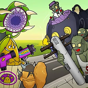 Mutant Plants Vs Zombie - free online game screenshot at Ikejiq