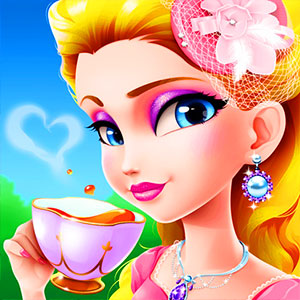 Princess Happy Tea Party Cooking - free online game screenshot at Ikejiq
