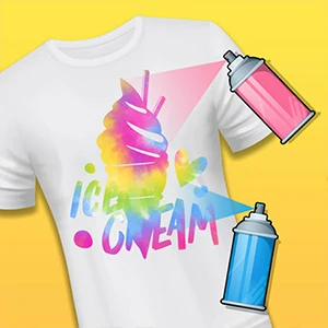 Shirt Dye Diy - free online game screenshot at Ikejiq